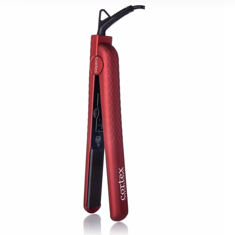 Crimson Red Cortex Ceramic Ionic Flat Iron